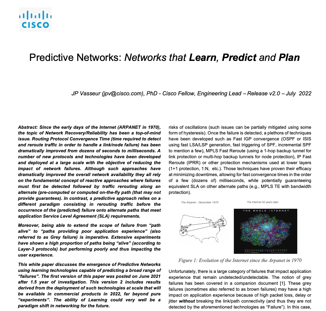 Preview image of the Predictive Networks white paper